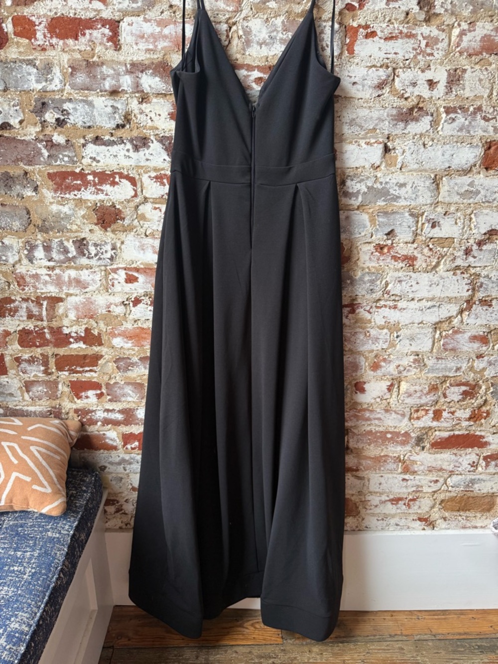 Windsor Black V-Neck Spaghetti-Strap Maxi Dress - Picture 3 of 5